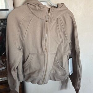 lululemon athletica Tan color Zip-Up Hooded Jacket